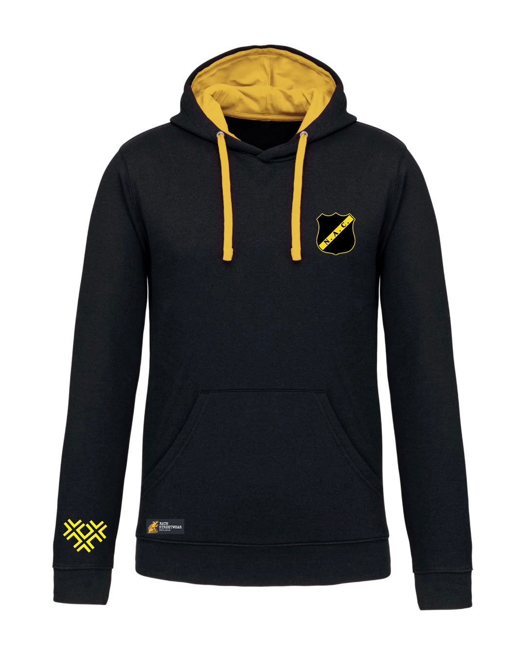 YELLOW - BLACK HOODIE