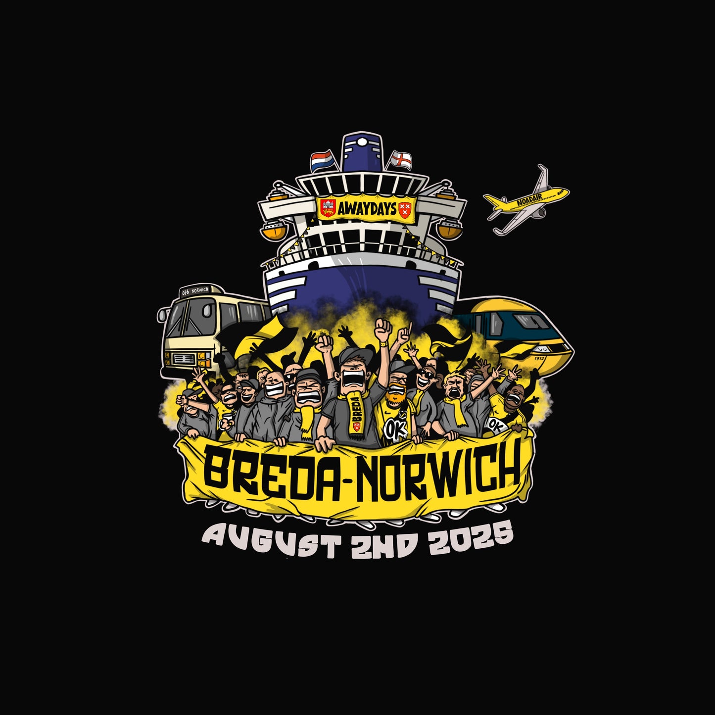 KINDER T-SHIRT NORWICH - BREDA (PRE-ORDER)