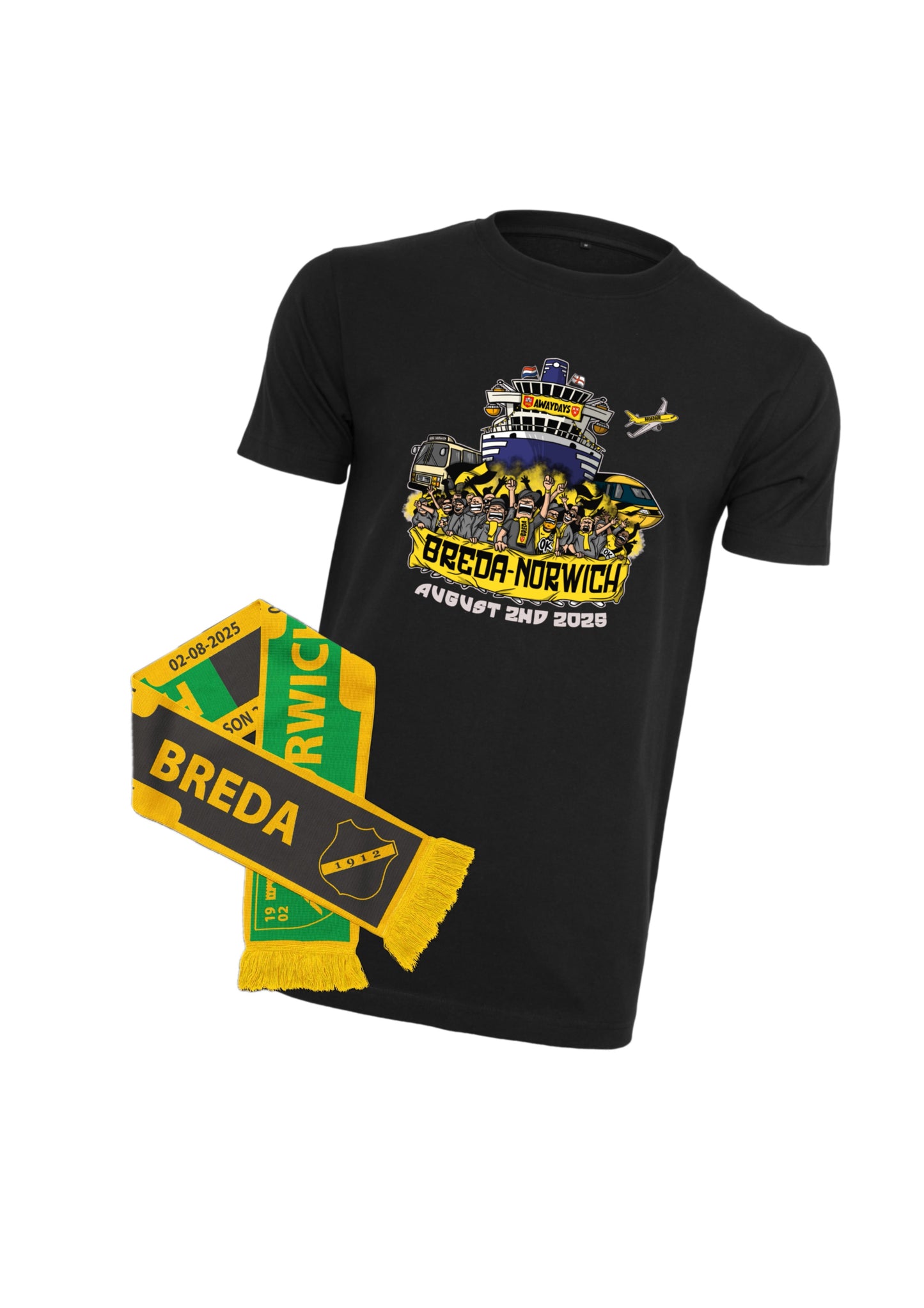 COMBIDEAL T-SHIRT & SJAAL NORWICH - BREDA (LIMITED EDITION)