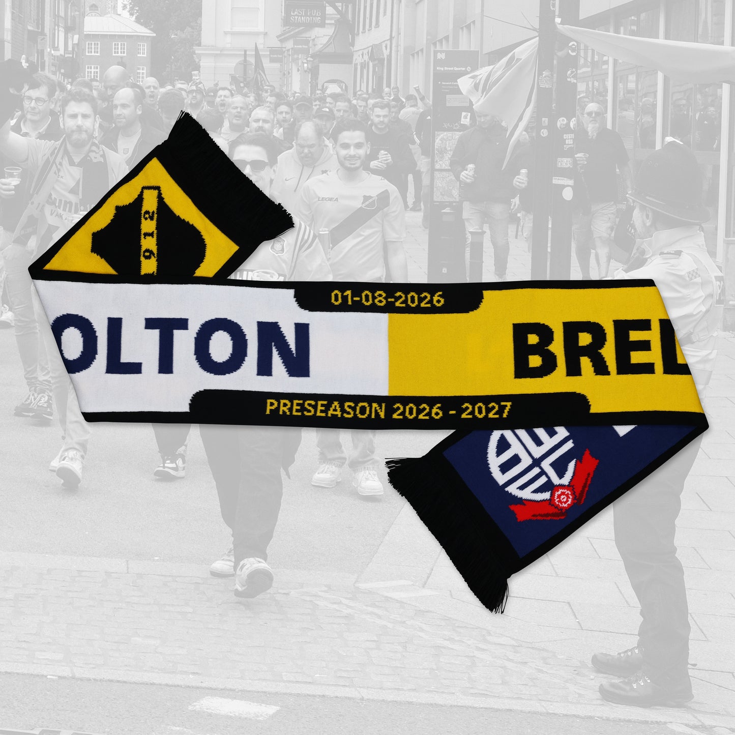 BOLTON AWAY SCARF